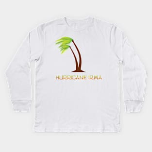 Hurricane Irma Kids Long Sleeve T-Shirt